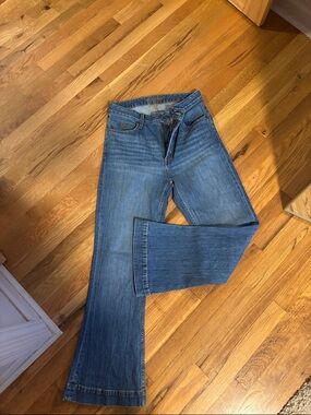 Kimes Ranch Women's Blue Flare Jeans